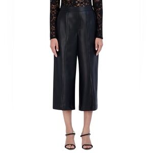 BCBG Black Cropped Wide Leg Pants